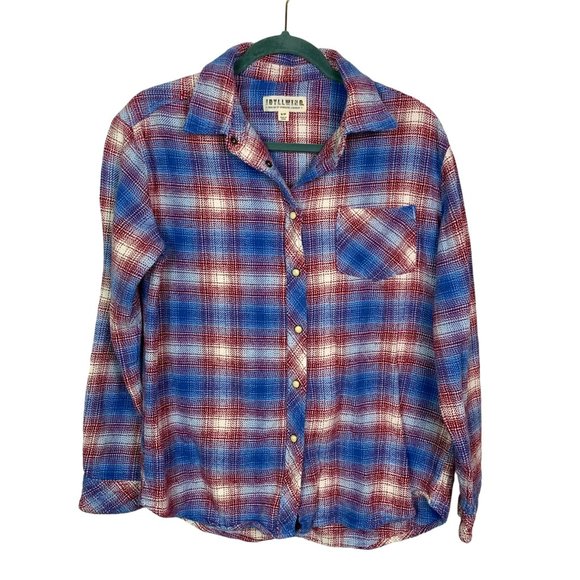 Idyllwind Tops - Idyllwind Red Plaid Flannel Button down Shirt, Size S